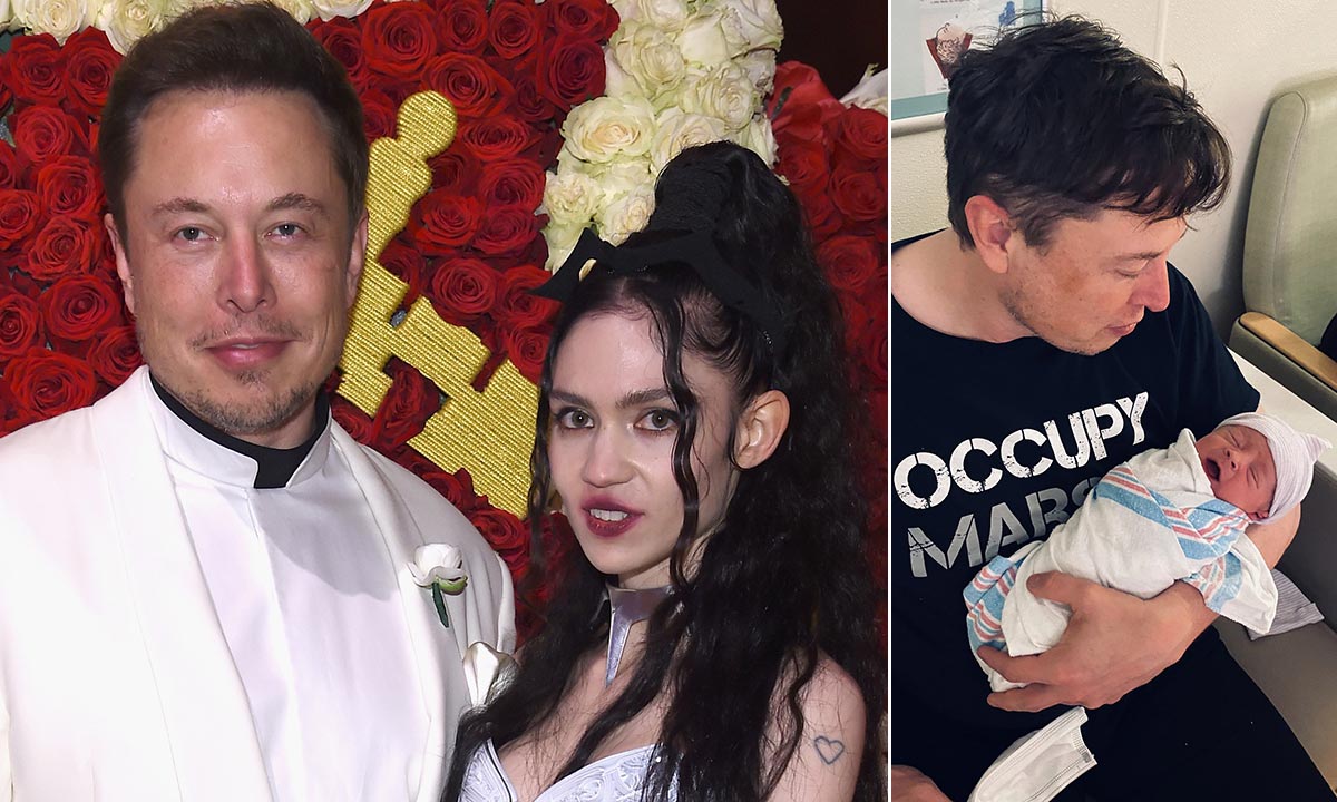 Elon Musk y Grimes cambian el nombre de su bebé a uno más raro Rock Pop