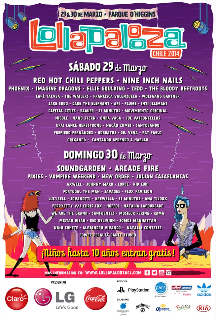 Lollapalooza Anunció Cartel Por Días — Rock&Pop