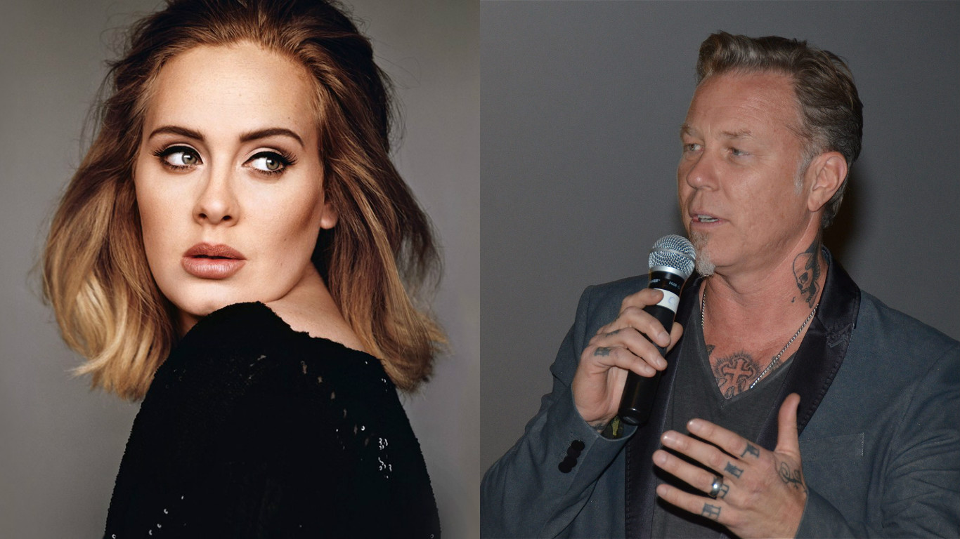 Ehaah!: James Hetfield de Metallica es fan de Adele — Rock&Pop