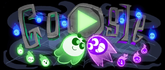 google doodle halloween game