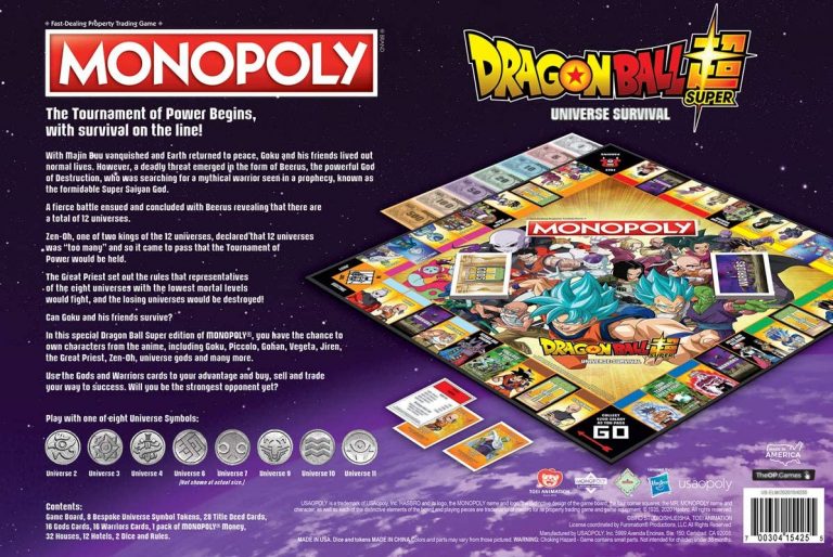 Monopoly: Dragon Ball Super Ahora Está Como Juego De Mesa — Rock&Pop