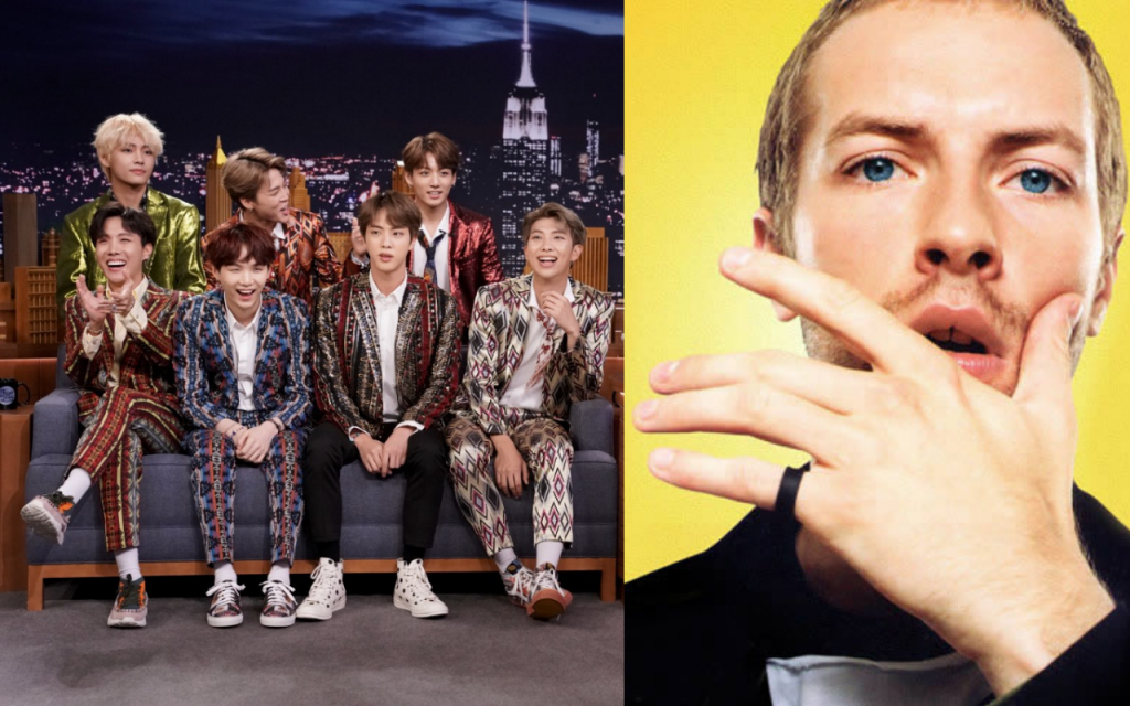 BTS y Chris Martin