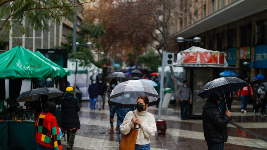 lluvia Región Metropolitana