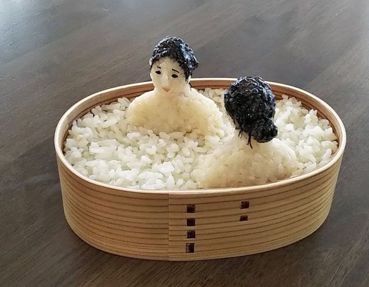 Onigiri Gekijō Mujeres En Una Tina