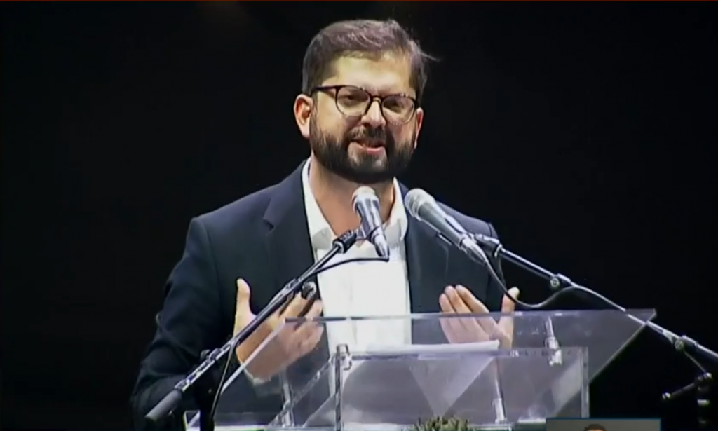 Gabriel Boric Santiago Centro Discurso Completo Presidente De Chile Triunfo Electoral Segunda Vuelta Elecciones Presidenciales 2021