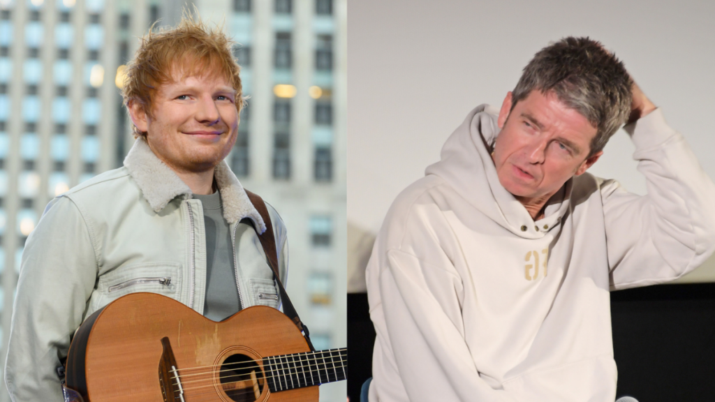 Noel Gallagher Ed Sheeran