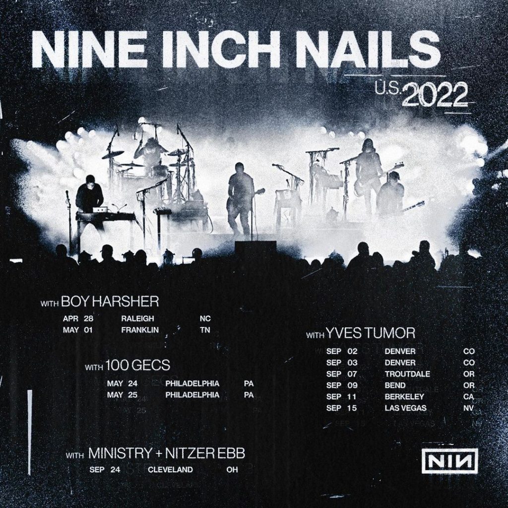 Nine Inch Nails anuncia su regreso a los escenarios tras cuatro años