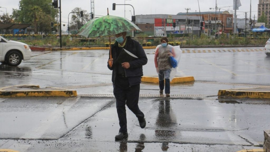 Lluvia en Santiago