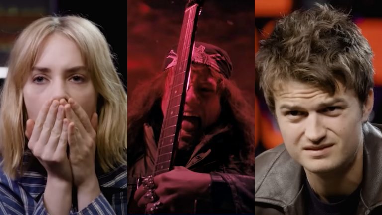 Joseph Quinn, o Eddie de Stranger Things, toca com o Metallica em vídeo