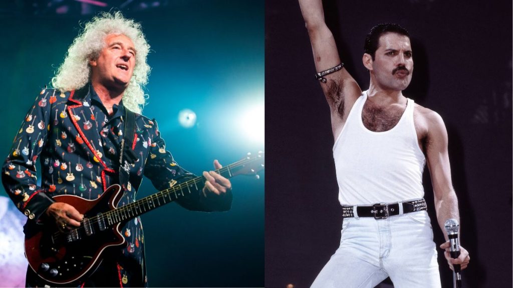 Brian May Freddie Mercury