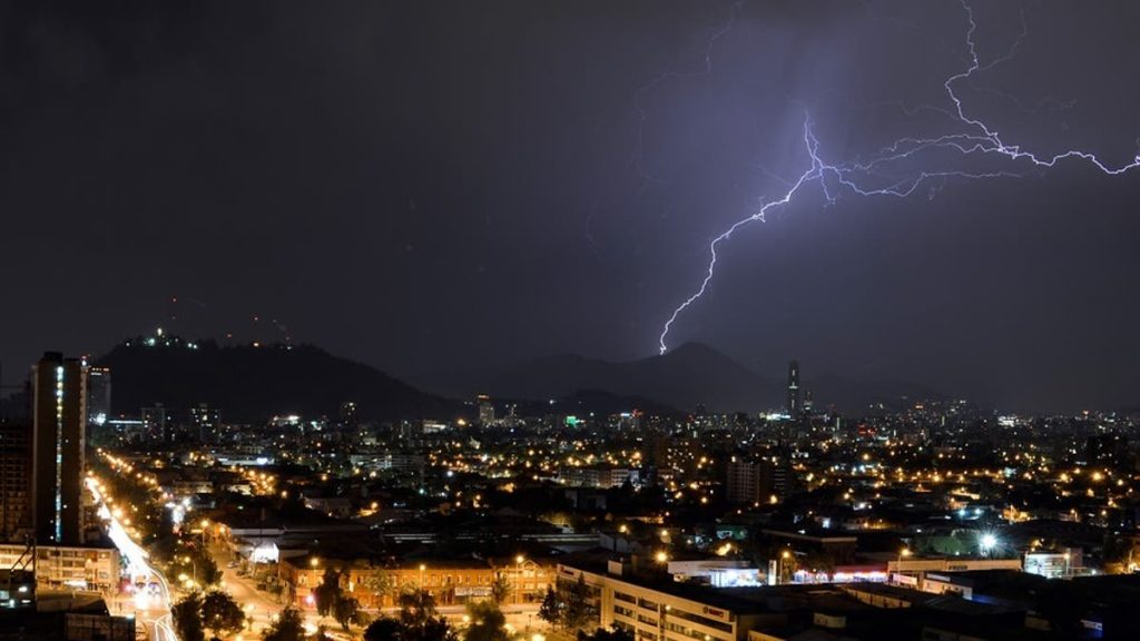 tormentas eléctricas santiago