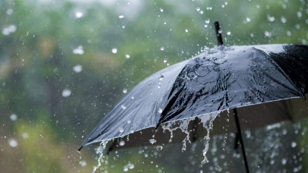 Lluvia en Santiago