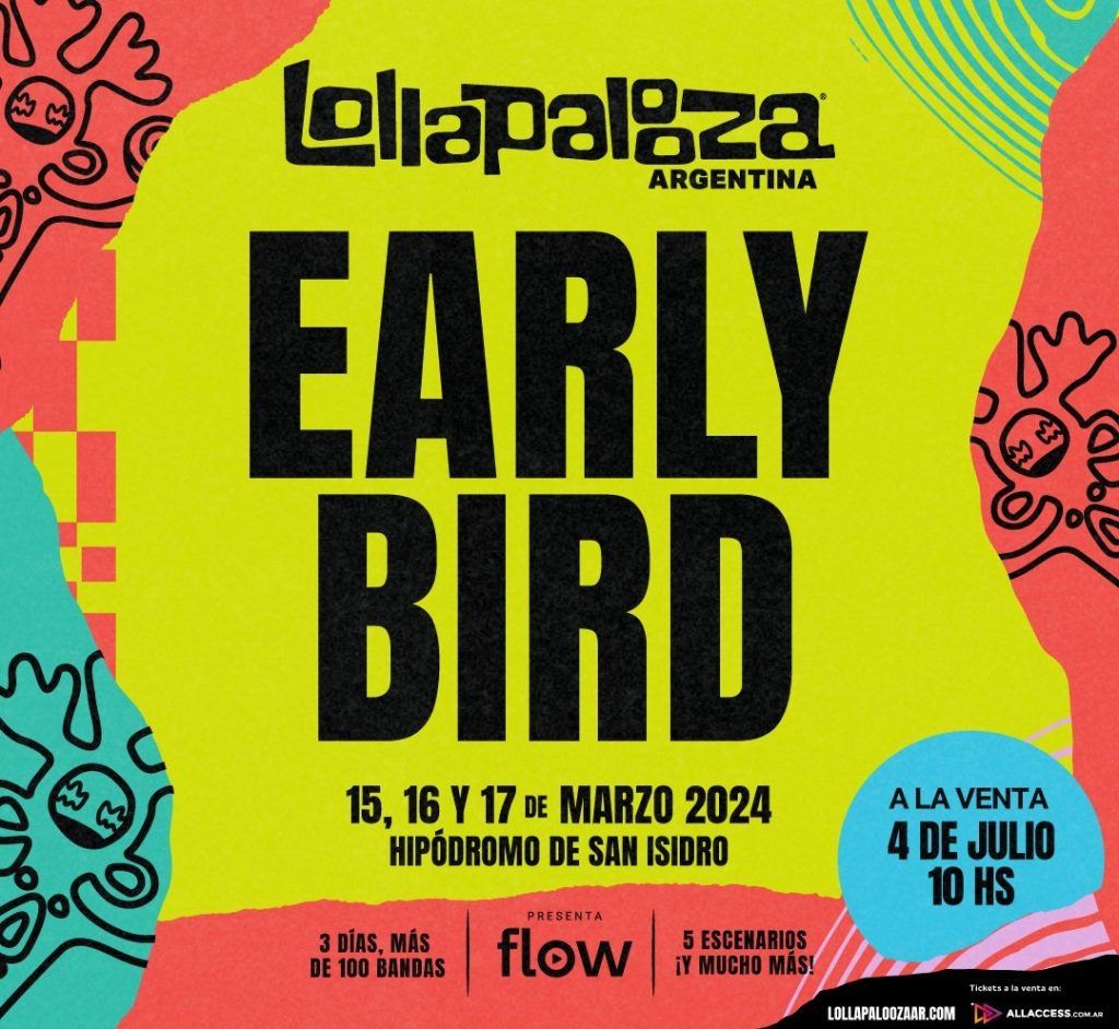 ¿Cuándo será en Chile? Lollapalooza Argentina confirma fechas de