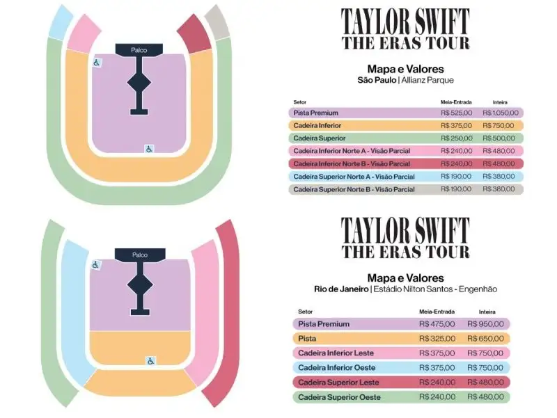 Taylor Swift en Brasil ¿A qué hora parte la venta de entradas y cuánto