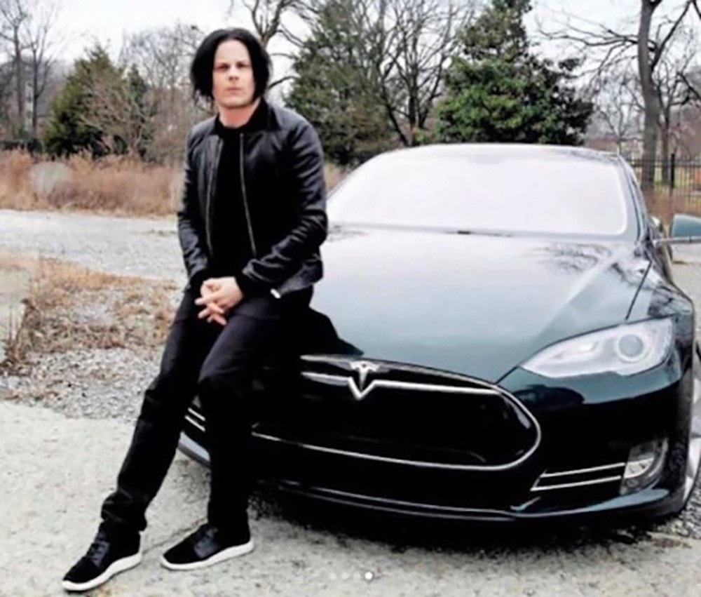 Jack White y su Tesla