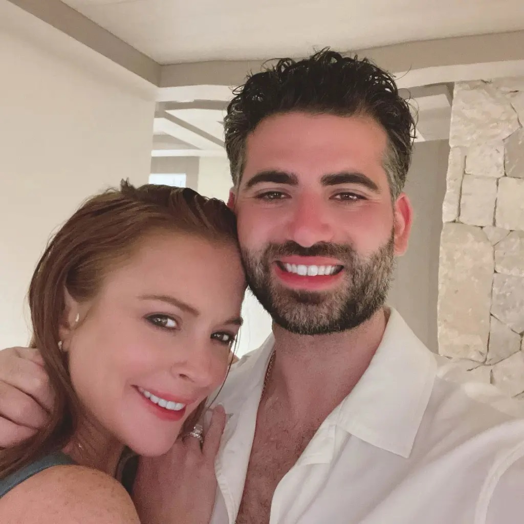 Lindsay Lohan y su esposo