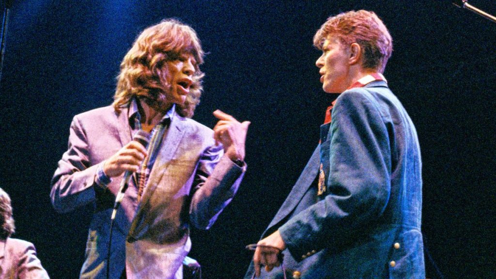 Mick Jagger David Bowie