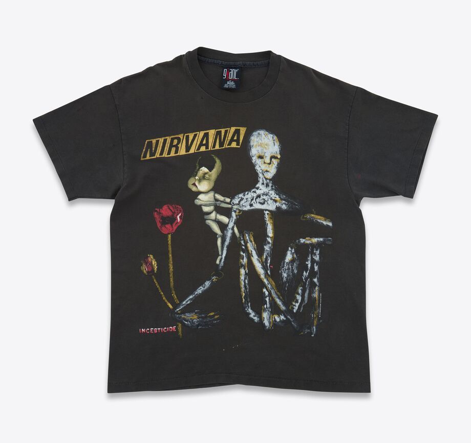 Polera de Incesticide de Nirvana vendida por YSL