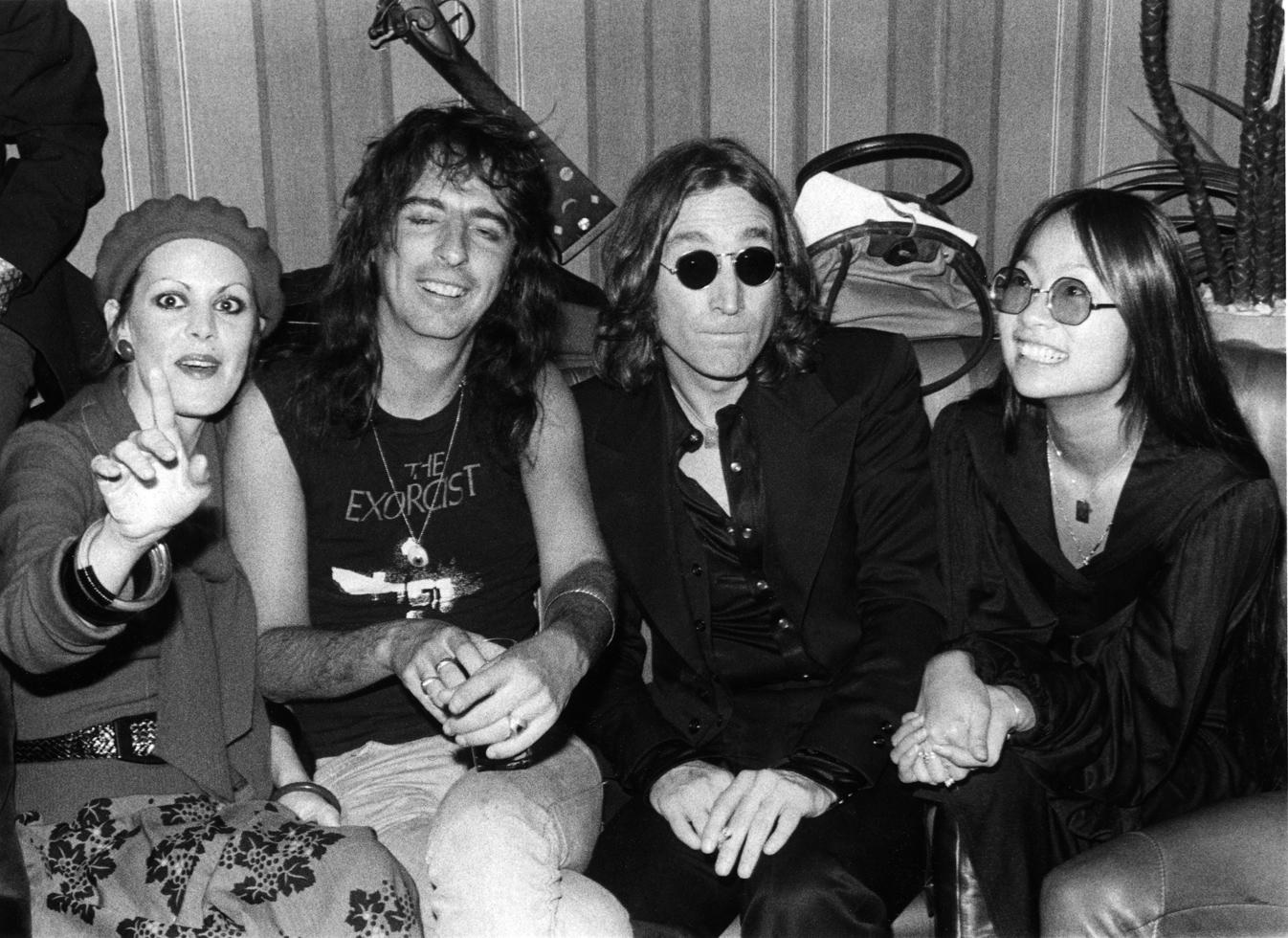 Alice Cooper y John Lennon