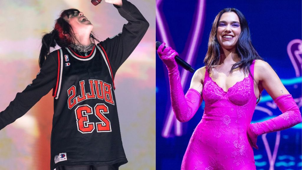 Billie Eilish Dua Lipa