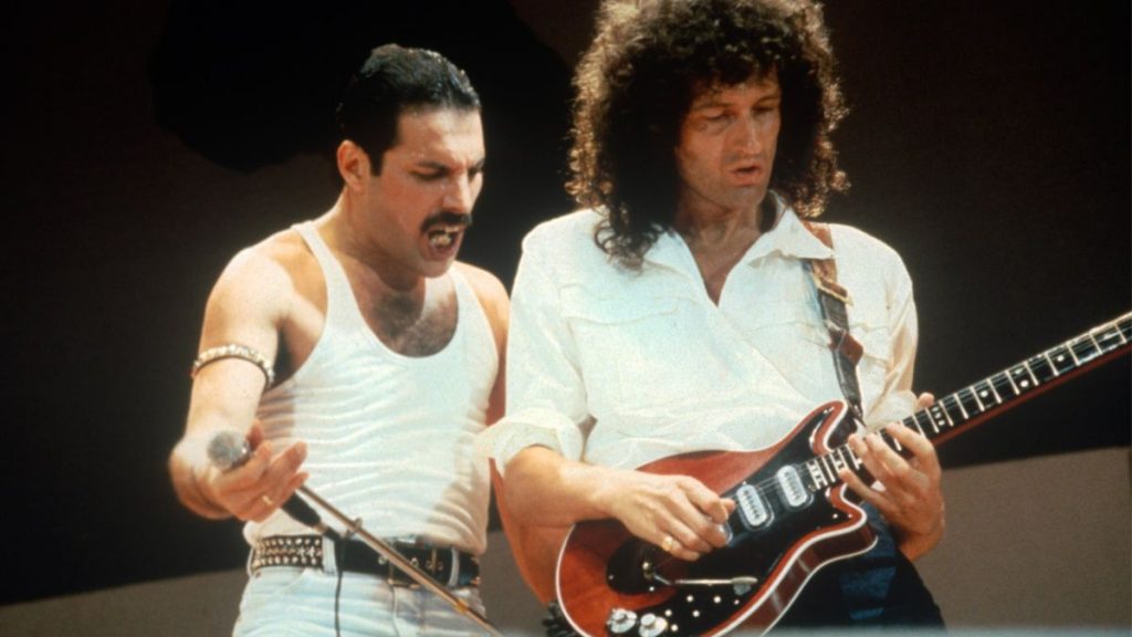 Brian May Freddie Mercury