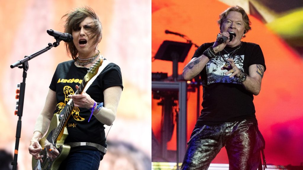 Chrissie Hynde AXL Rose Guns N roses