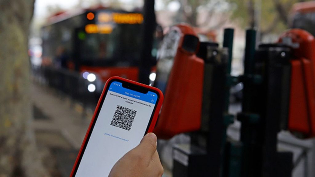 Código QR bip metro web