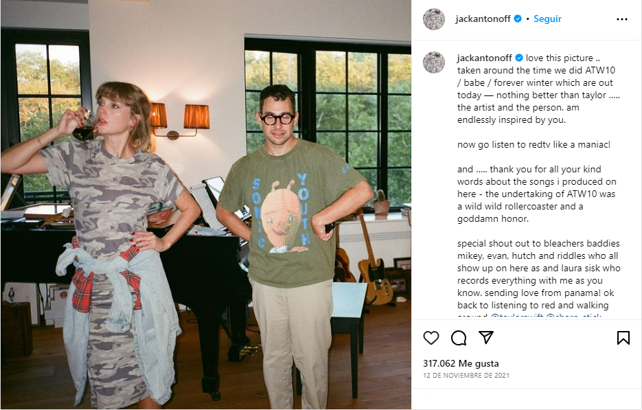 taylor swift y jack antonoff