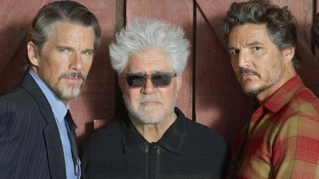 Pedro Almodóvar, Pedro Pascal, Ethan Hawke