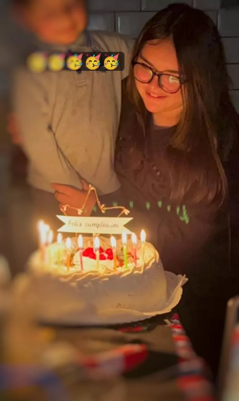 Estrella Ortiz celebrando su cumpleaños. Foto: Instagram.