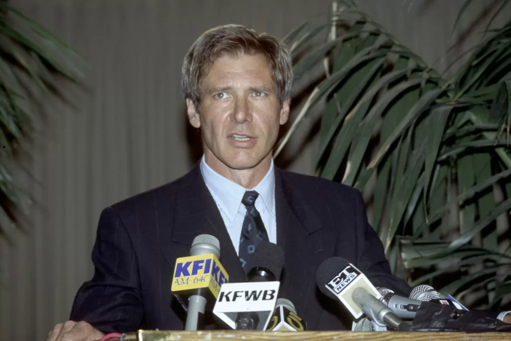 Harrison Ford en 1992. Foto: Getty Images.