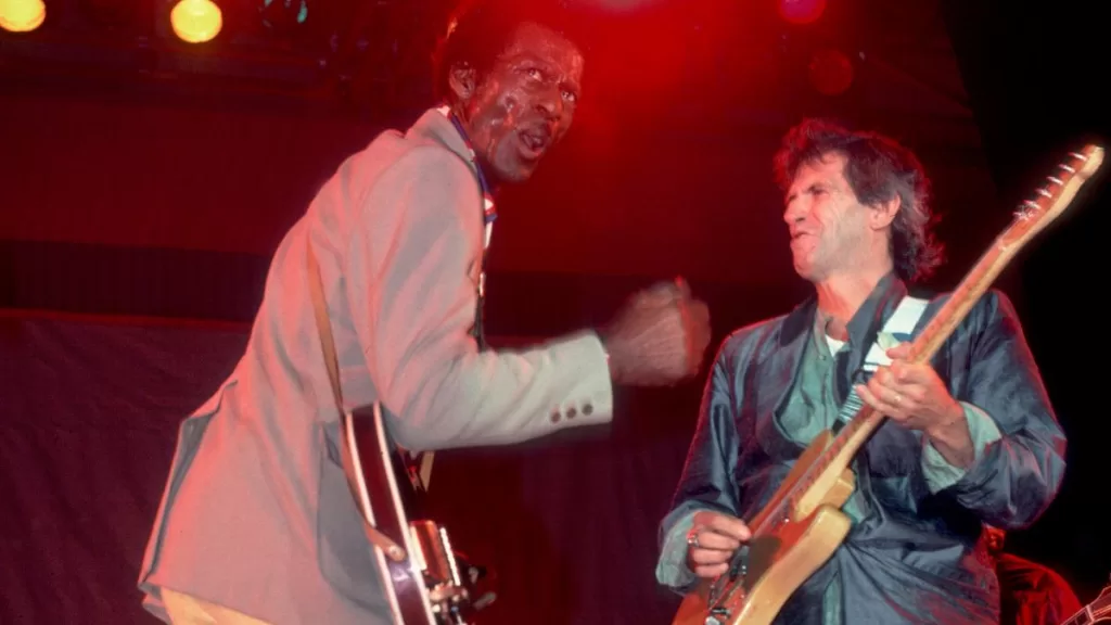 Keith Richards Chuck Berry