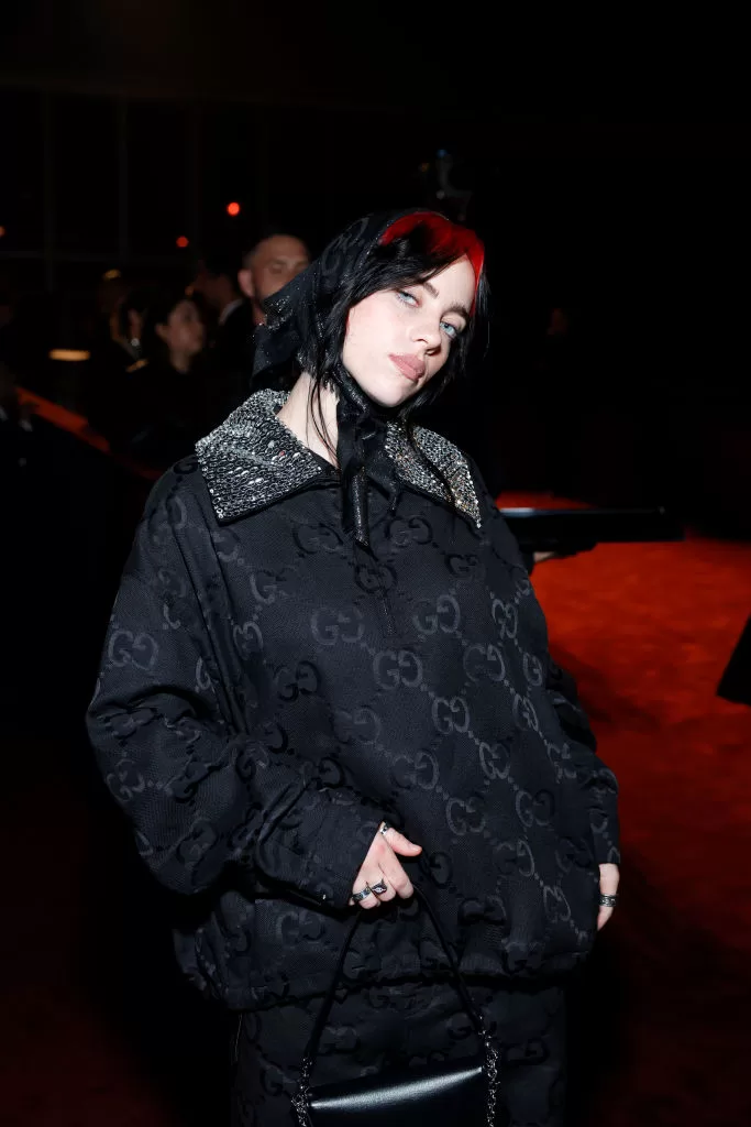 Billie Eilish en la Gala de LACMA Art+Film. Foto: Getty Images.