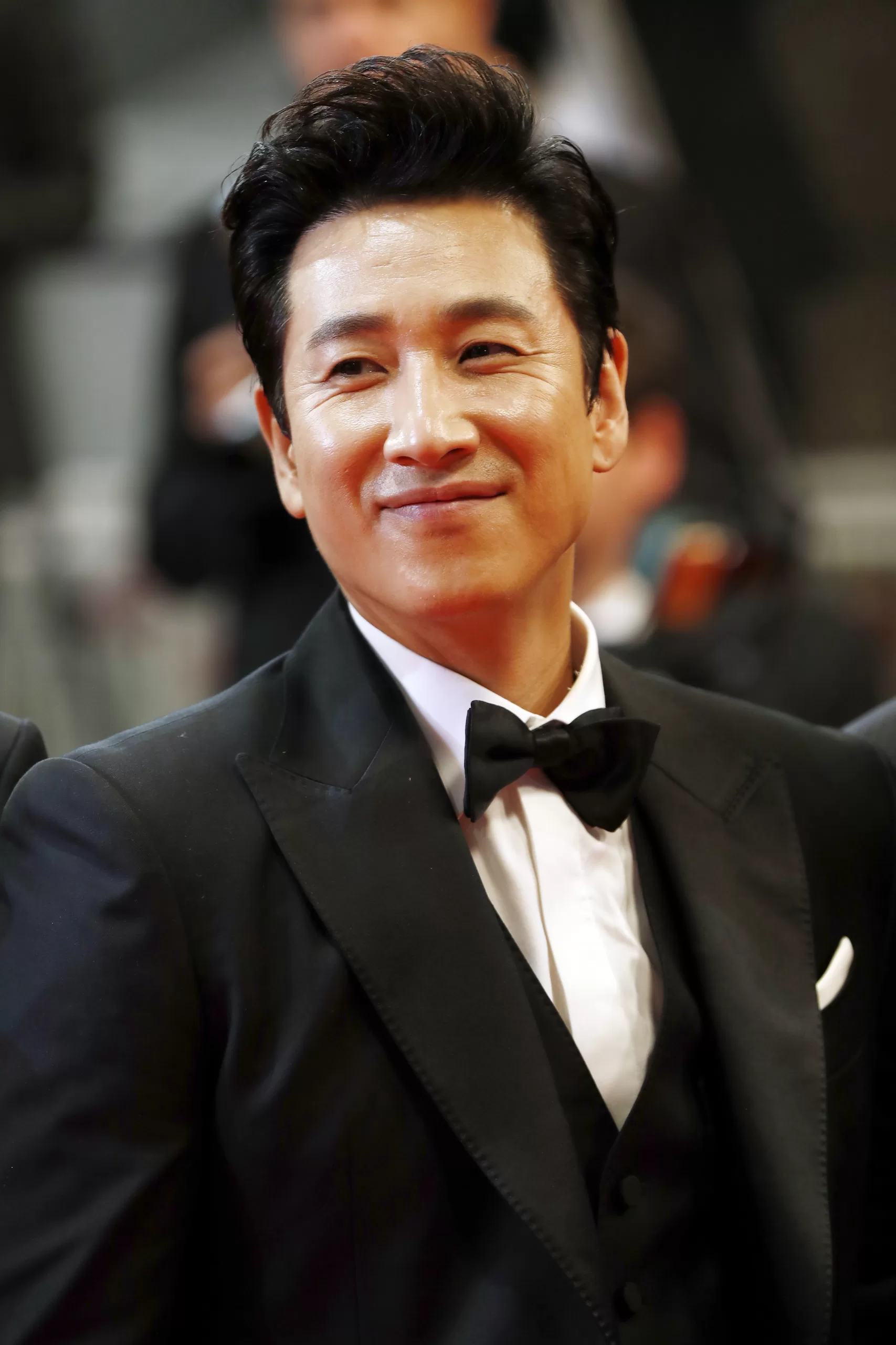 Lee Sun-kyun en alfombra roja de "Parasite". Foto Getty Images.