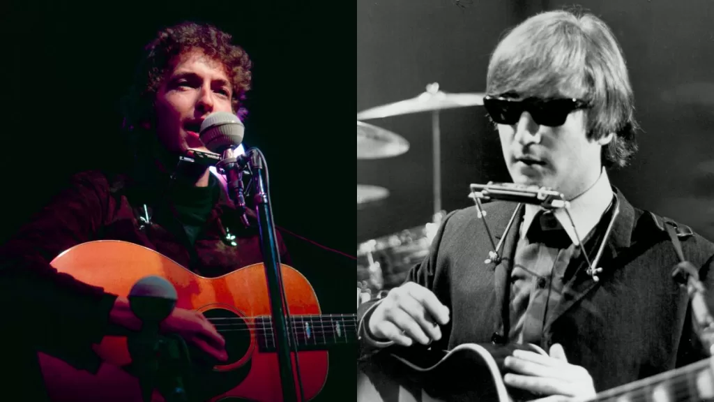 Bob Dylan y John Lennon