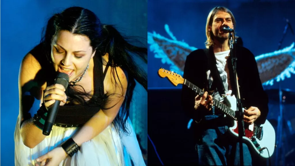 Amy Lee Kurt Cobain