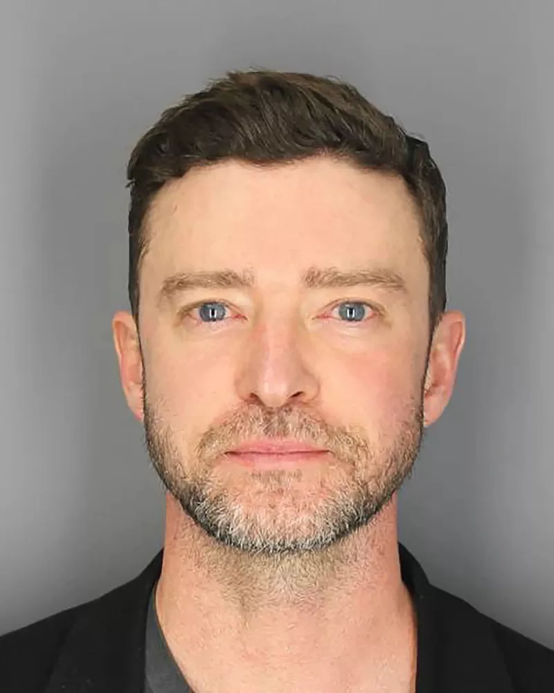 Foto detención Justin Timberlake