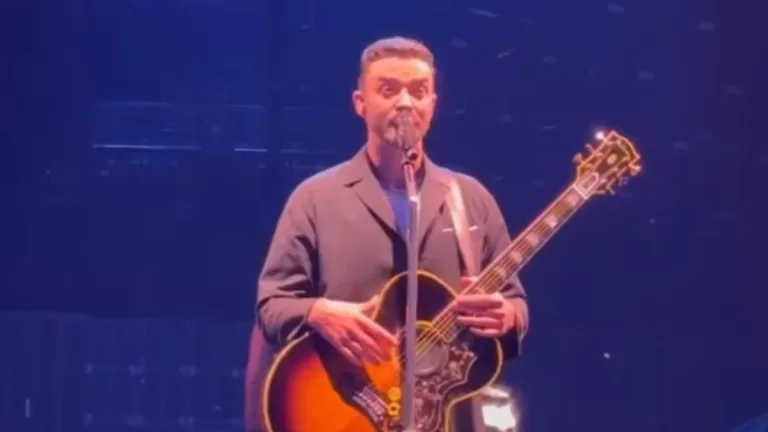 Justin Timberlake desde el escenario