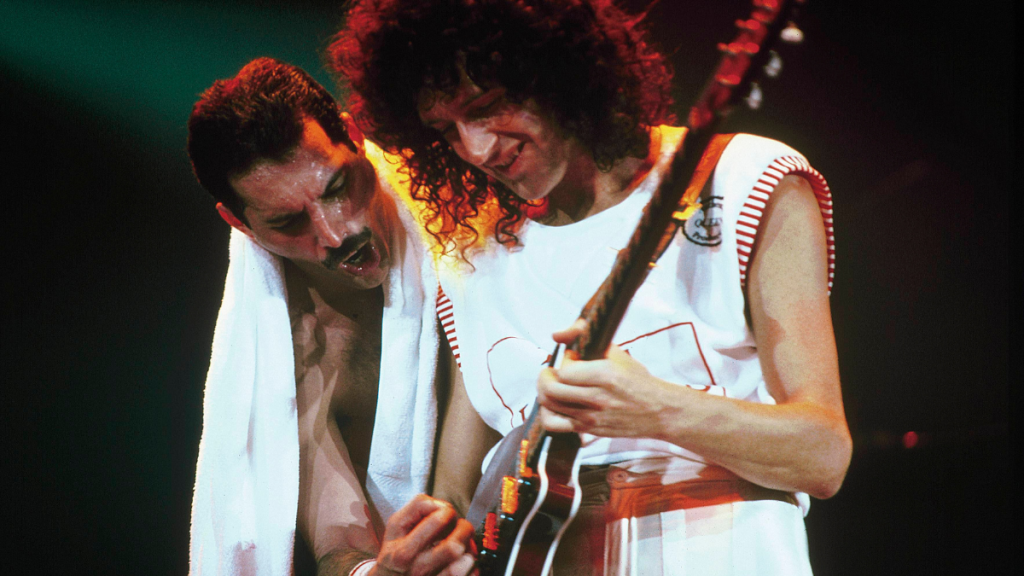 Freddie Mercury y Brian May Gettyimages