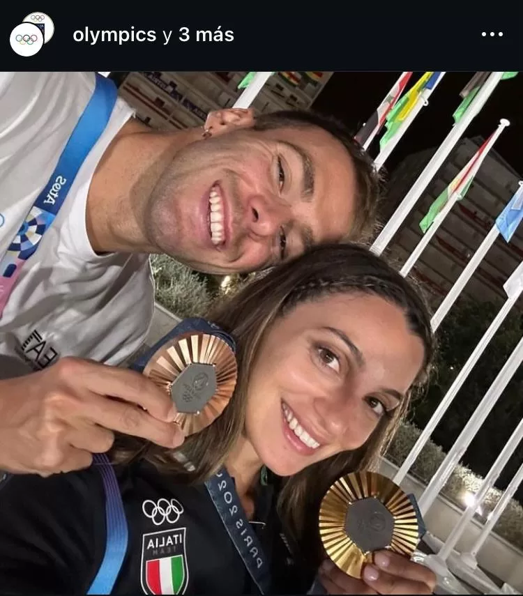 Los atletas y pareja de italianos que ganaron medallas en París 2024