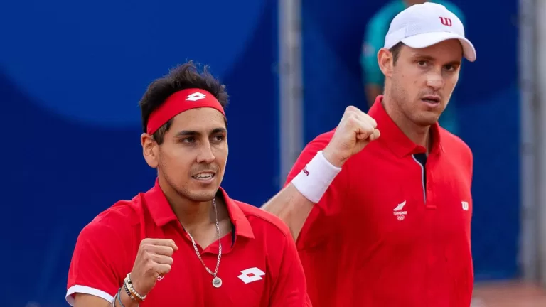 Nicolás Jarry y Alejandro Tabilo Team Chile PArís 2024