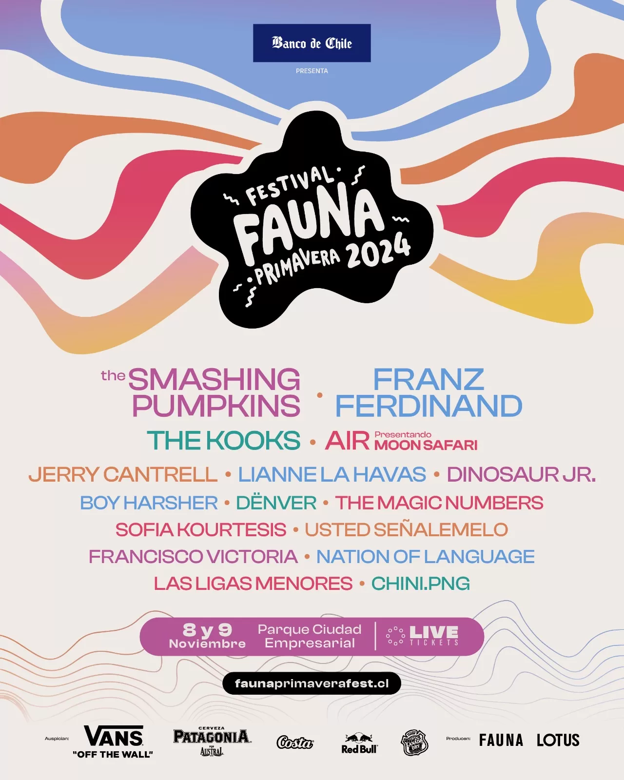 Cartel Festival Fauna Primavera 2024