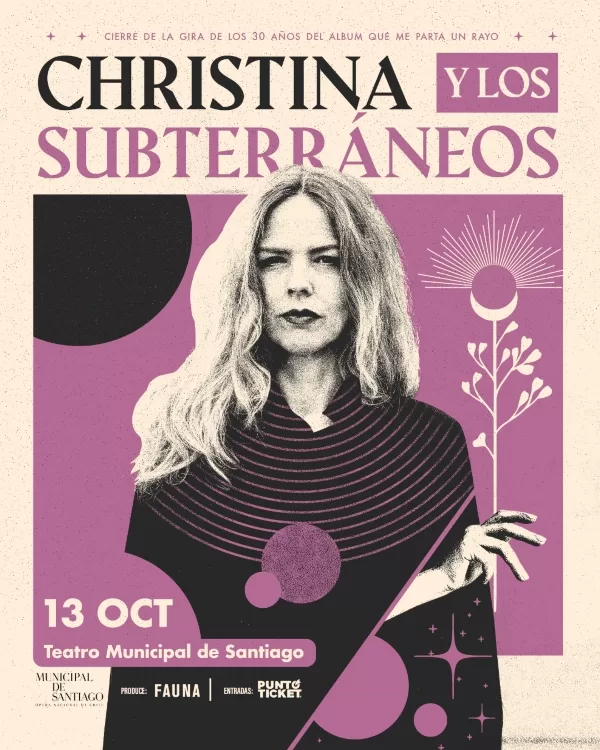 Christina y Los subterráneos en Teatro Municipal de Santiago