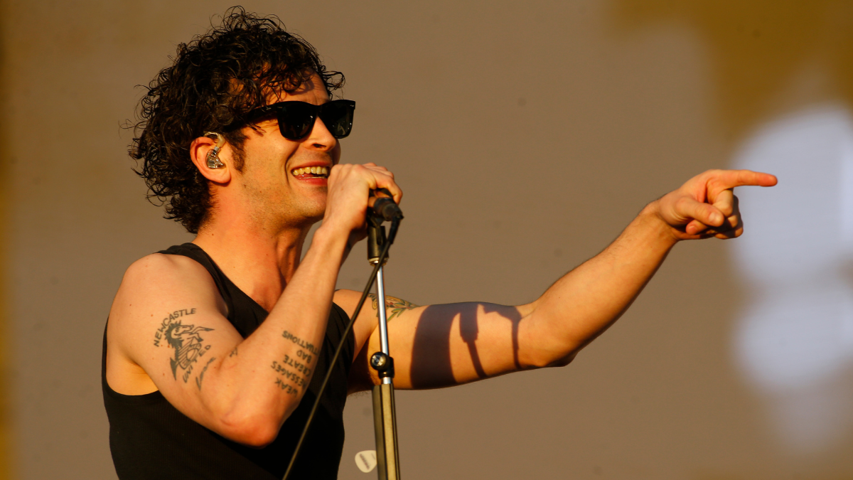 Matty Healy en el día 3 del Lollapalooza Chile 2023 (Getty Images)