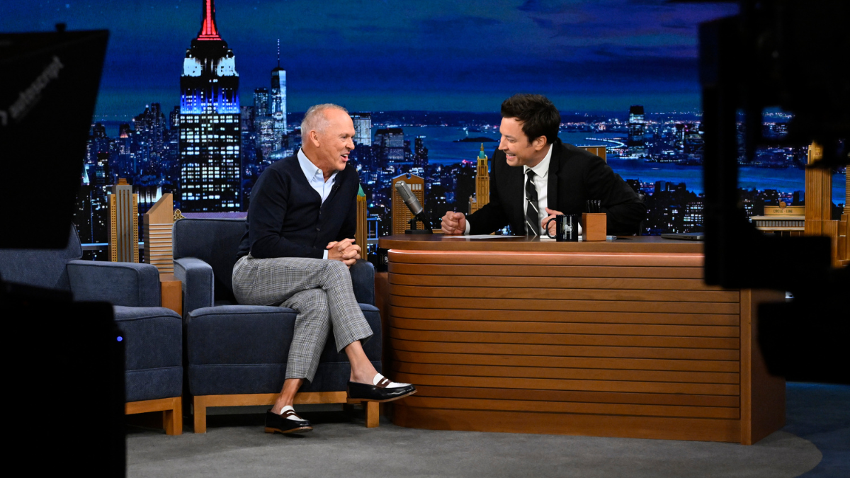 Michael Keaton en el Tonight Show con Jimmy Fallon