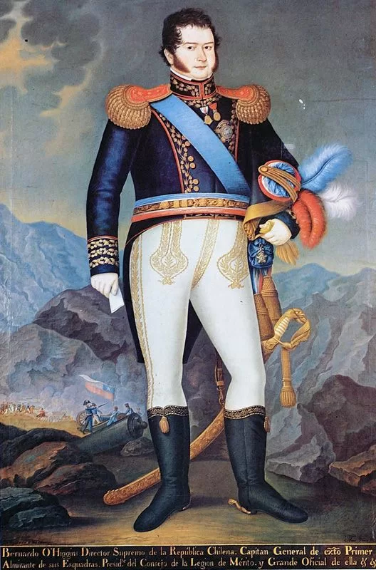 Retrato Bernardo O'Higgins de José Gil de Castro