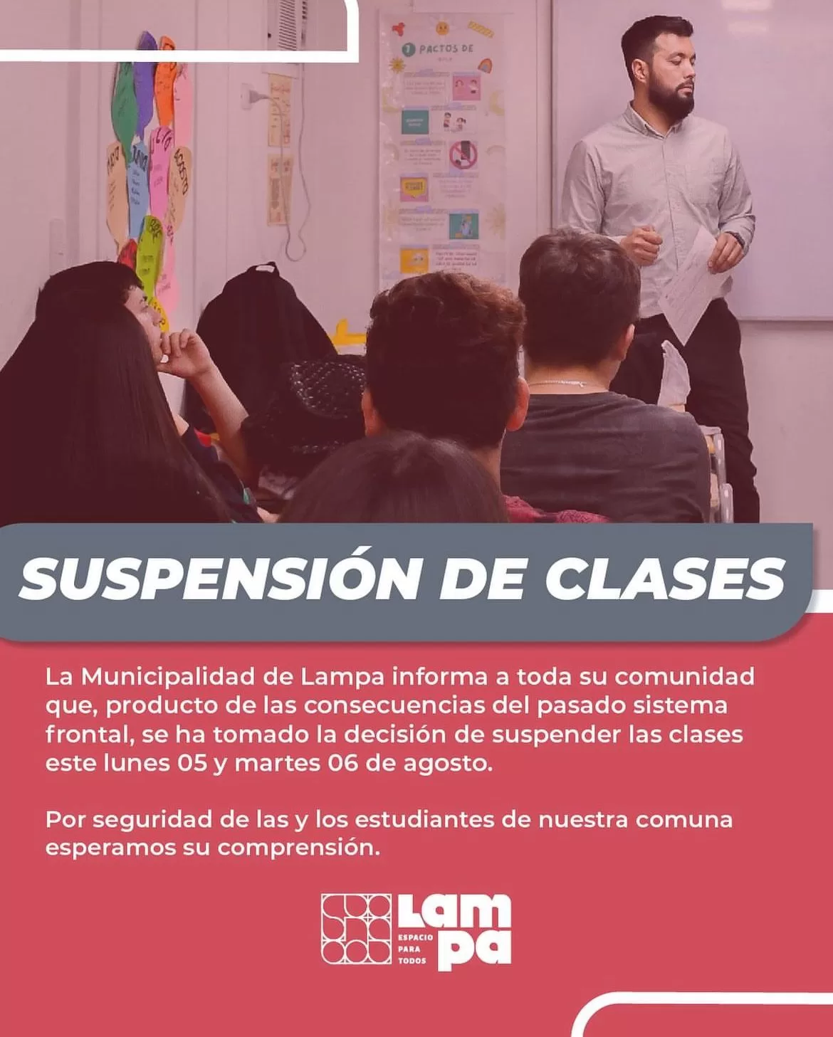 Suspensión clases