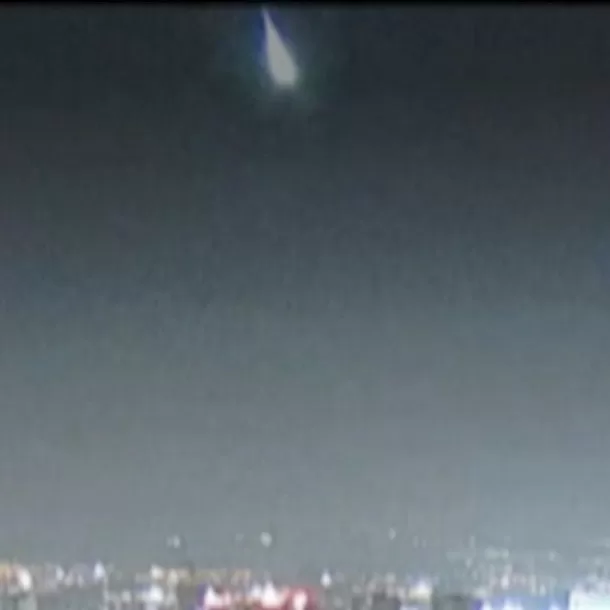 captura de Video de Meteorito cayendo en Santiago, Lunes 12 de agosto