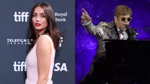 Ana de Armas y Elton John