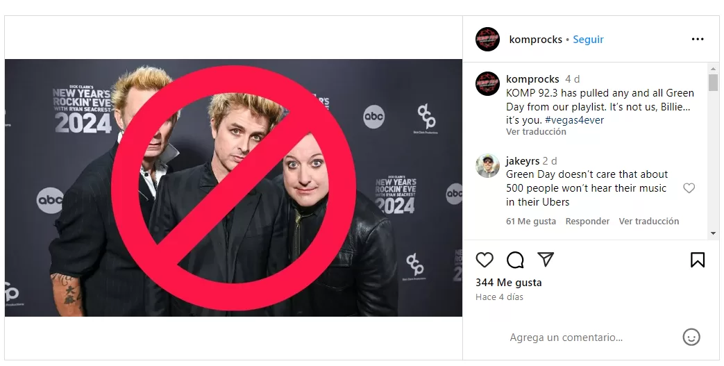 Green Day Cancelados